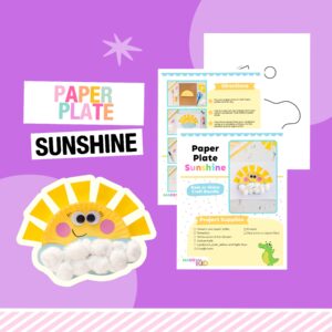 Paper Plate Sunshine Craft PDF