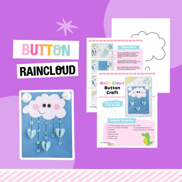 Button Raincloud Craft PDF