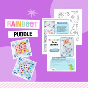 Rainboot in a Puddle Craft PDF