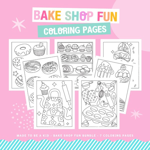 Bake Shop Fun Coloring Pages